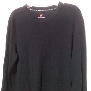 Hanes long sleeve large black shirt